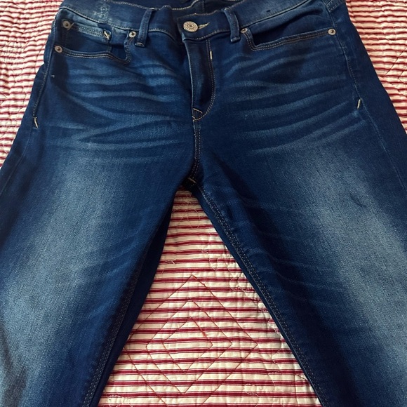 Express Jeans Dark Blue Denim - Picture 6 of 7